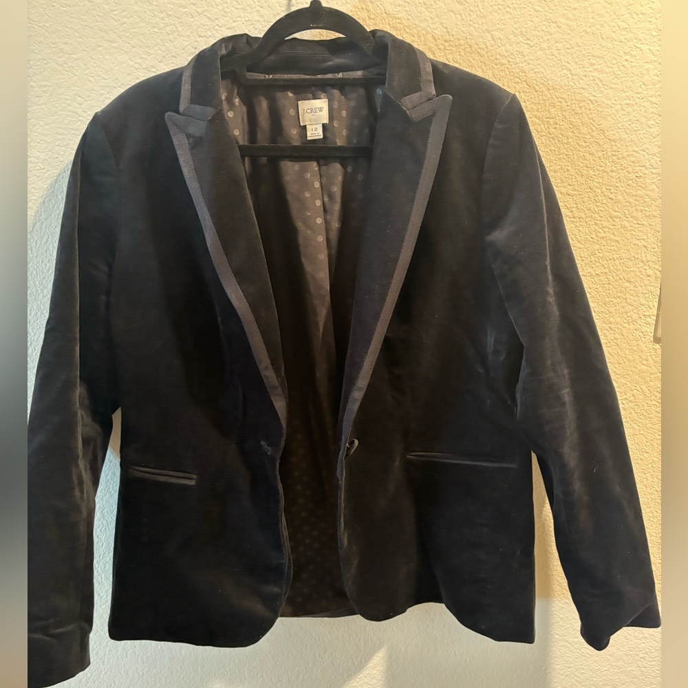 J. Crew Factory | Velvet Blazer | Size 12